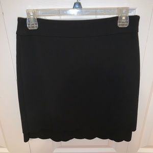 Scallop Pencil Skirt